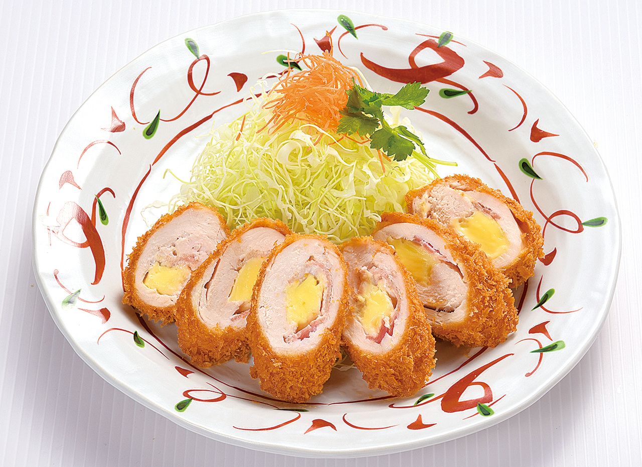 チーズチキン定食