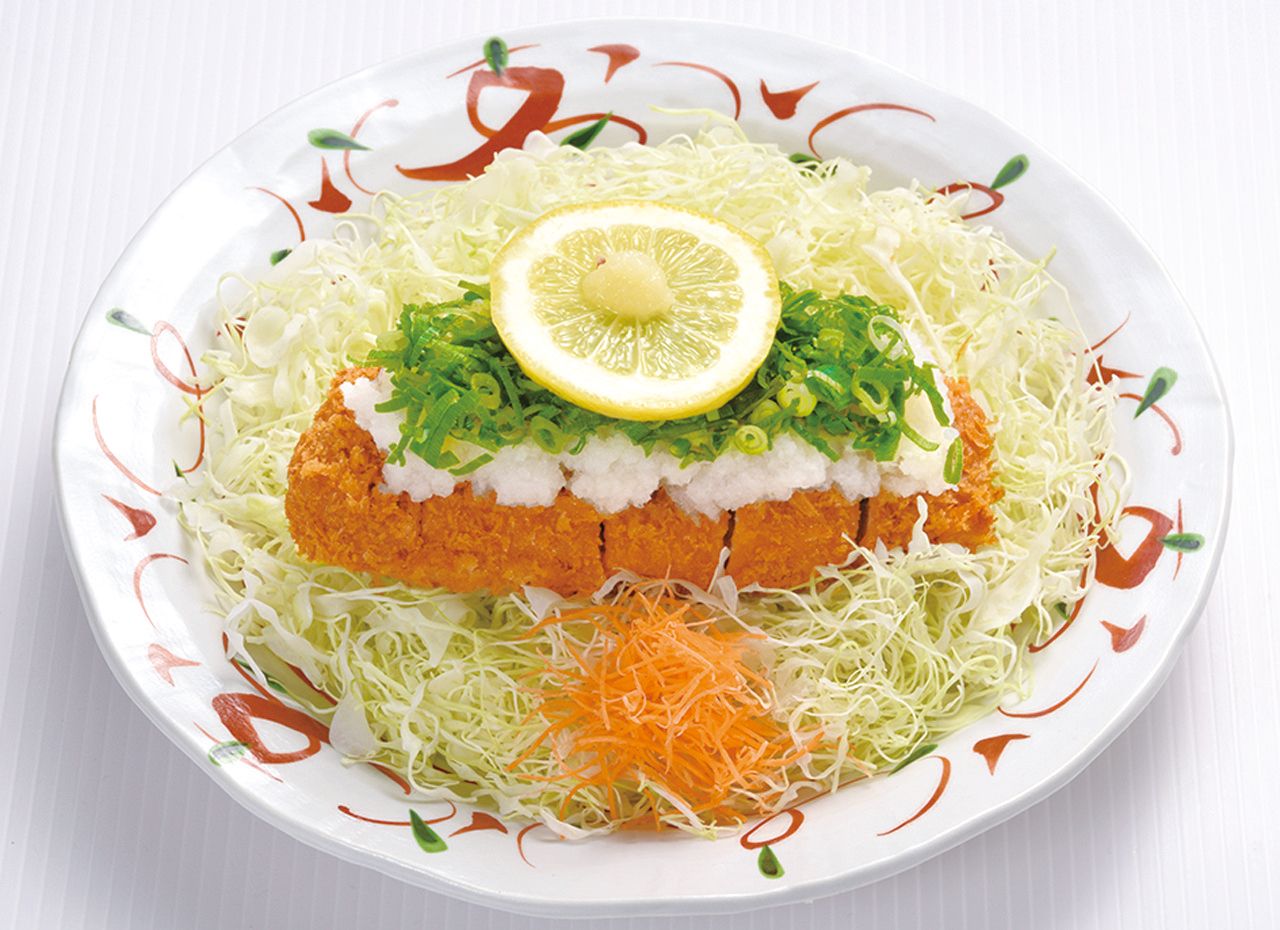 ねぎおろしかつ定食