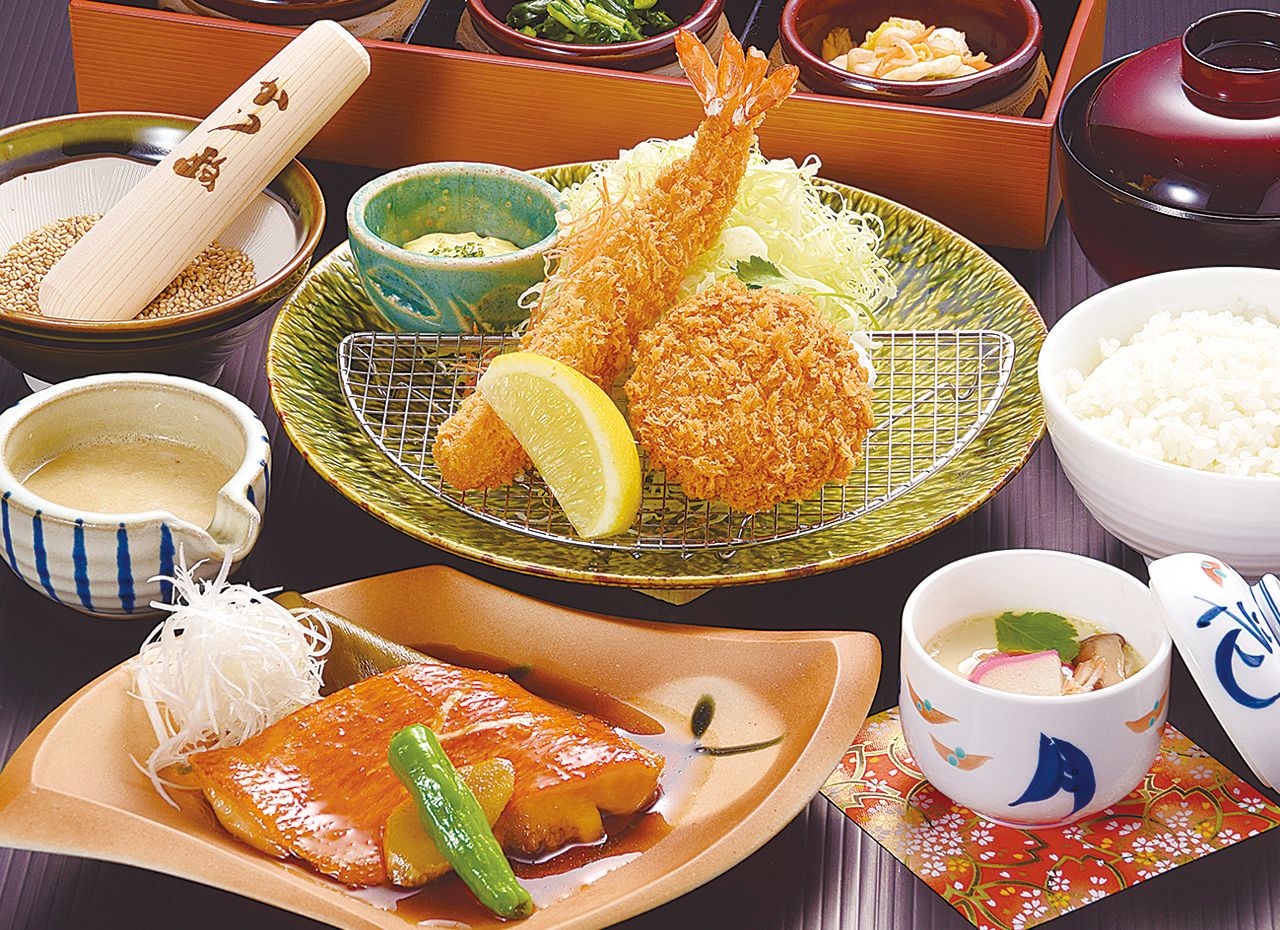 金目煮魚定食