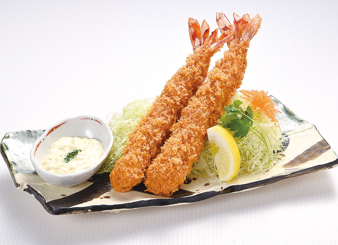 ジャンボ海老フライ定食
