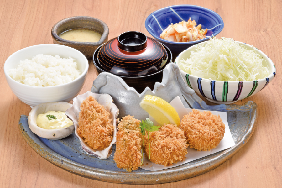 牡蛎・ヒレかつ定食